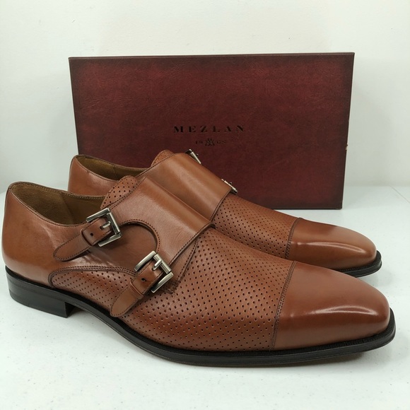 Mezlan Other - Mezlan Rocky Double Monk Strap Loafers Leather